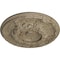 Ekena Millwork Granada Ceiling Medallion (Fits Canopies up to 7 1/8"), 19"OD x 1 1/2"P, Gobi Desert Crackle CM19GAGDC - alternate 2